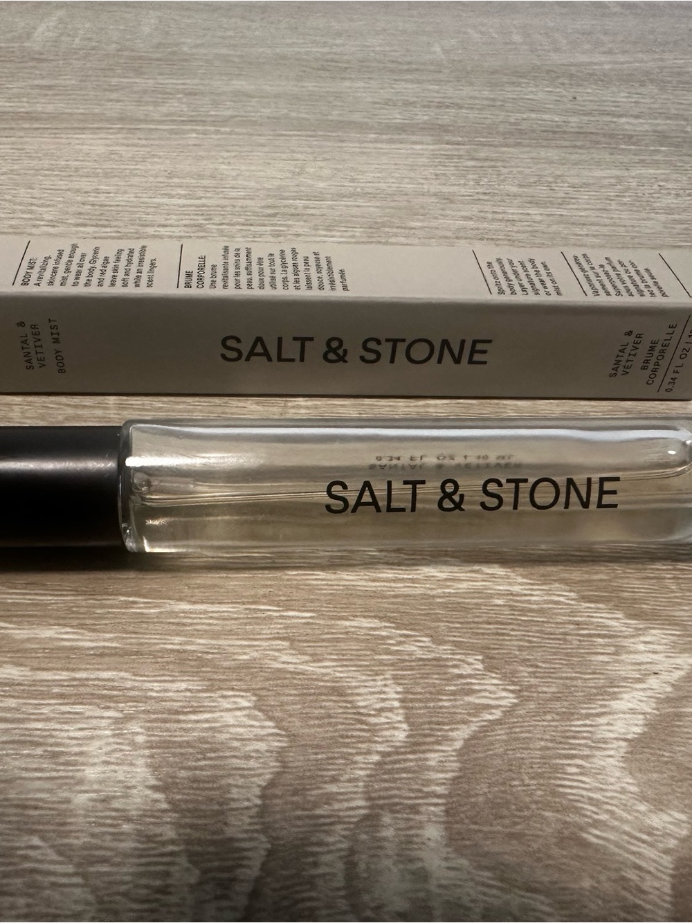 Salt & Stone Santal & Vetiver travel spray 10ml